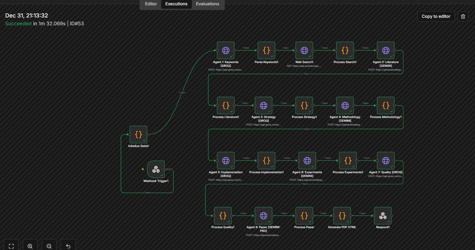 Multi-Agent Research System screenshot